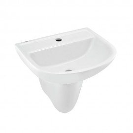 Wall Hung Basin with Half Pedestal Wall Hung Basin with Half Pedestal