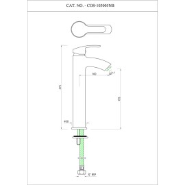Single Lever High Neck Basin Mixer 
