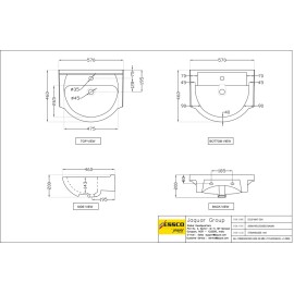 Semi Recessed Basin