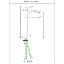 Single Lever High Neck Basin Mixer