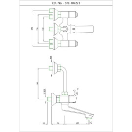 Bath and shower mixer
