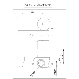 In-wall Body of Single Lever Built-in Manual Valve In-wall Body of Single Lever Built-in Manual Valve