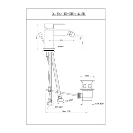 Single Lever Bidet Mixer  Single Lever Bidet Mixer