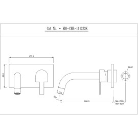 Exposed Parts of Single Lever Built-in In-wall Manual Valve  Exposed Parts of Single Lever Built-in In-wall Manual Valve