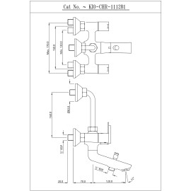Bath & Shower Mixer 3-in-1 System  Bath & Shower Mixer 3-in-1 System